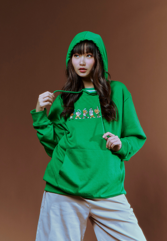 Mossimo Schnozy Jelly Bean HoodieJacket with Embroidery Unisex