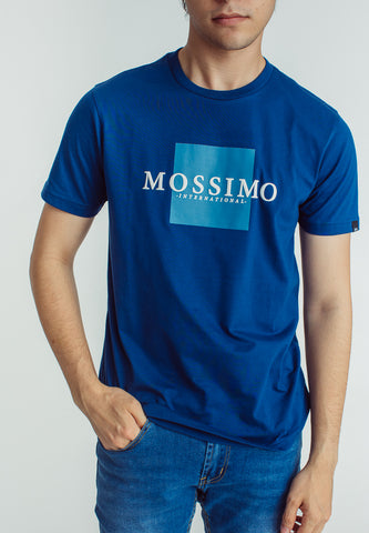 Mossimo Matthew Midnight Blue Muscle Fit Tee