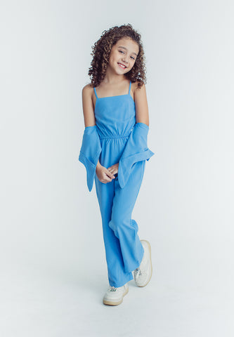 Mossimo Kids Jhea Skyway Cami Jumpsuit and Button Front Shirt