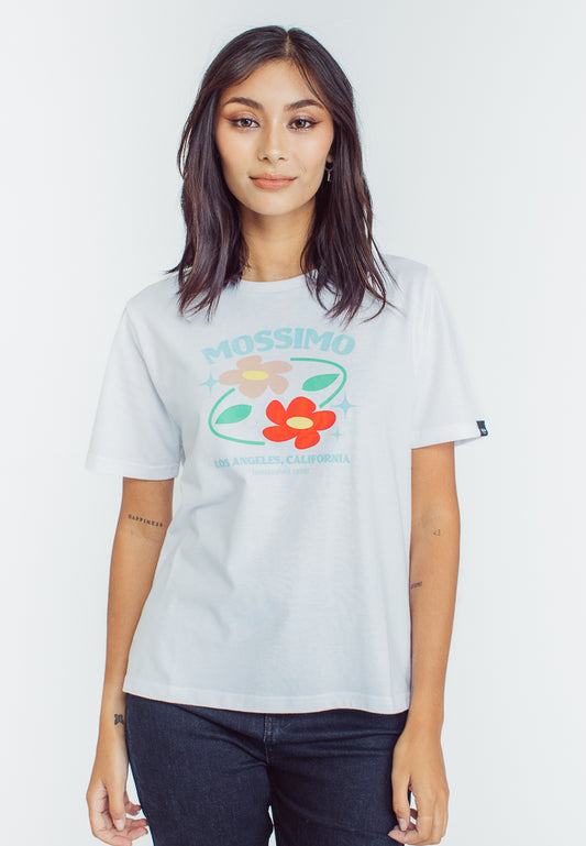 Mossimo Ayanna White Comfort Fit Tee