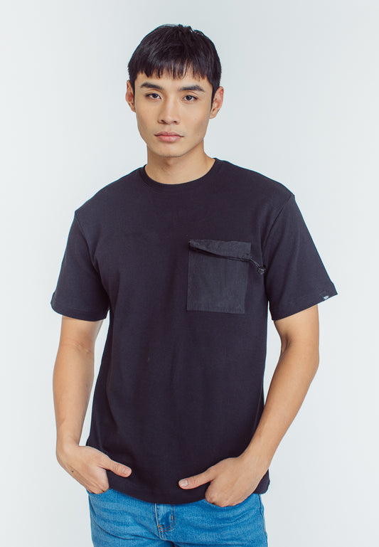 Mossimo Ray Black Comfort Fit Tee with Pocket