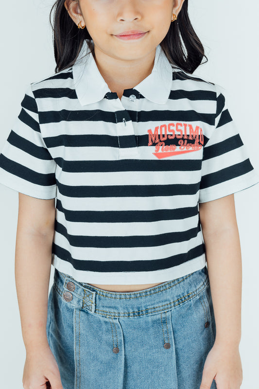 Mossimo Kids Juliet Astral Blue Cropped Shirt