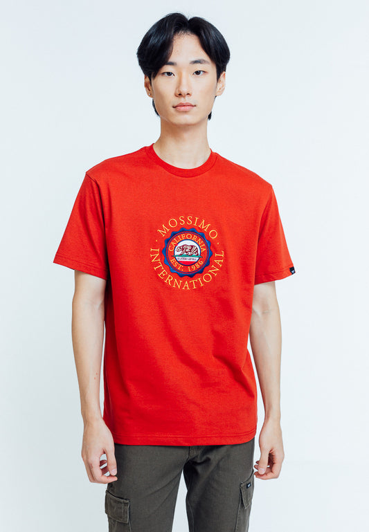 Mossimo Ashton Red Premium Comfort Fit Tee