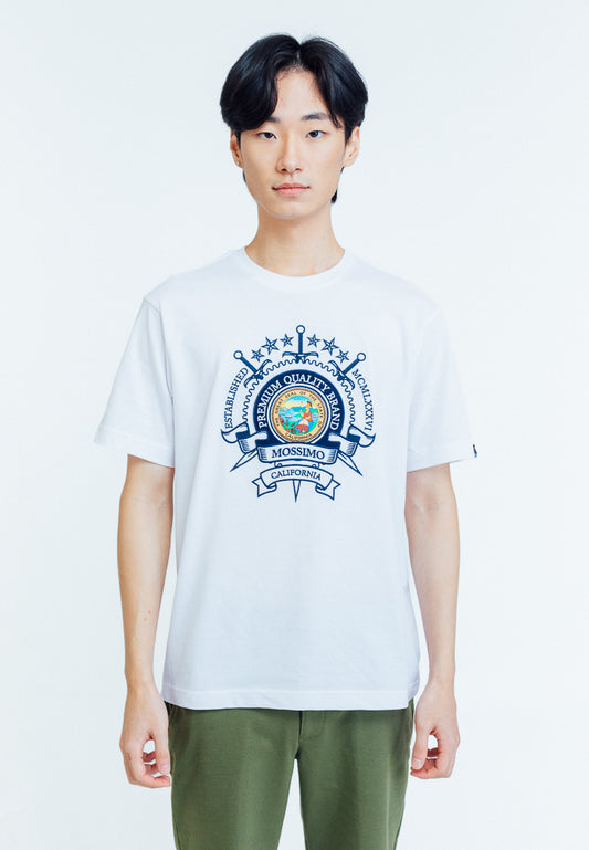 Mossimo Luiz White Premium Comfort Fit Tee