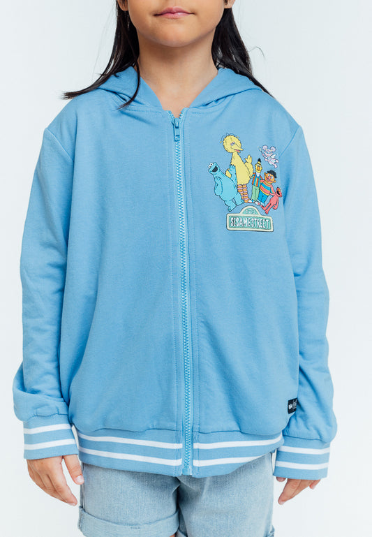 Mossimo Kids Blue Sesame Street Hoodie Jacket with Zipper