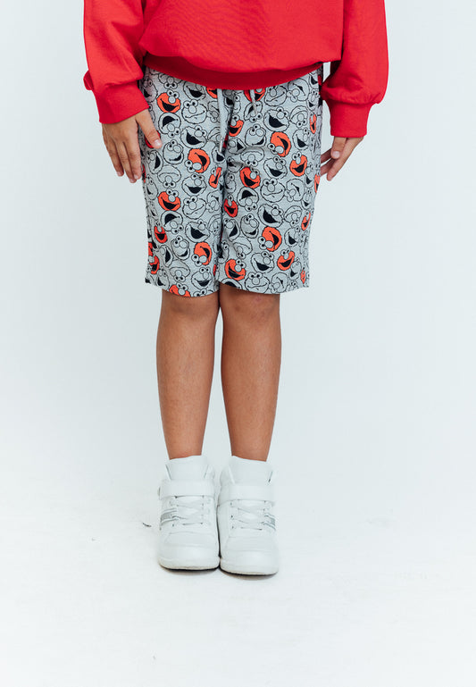 Mossimo Kids Red Heather Gray Sesame Street Pullover and Shorts Set