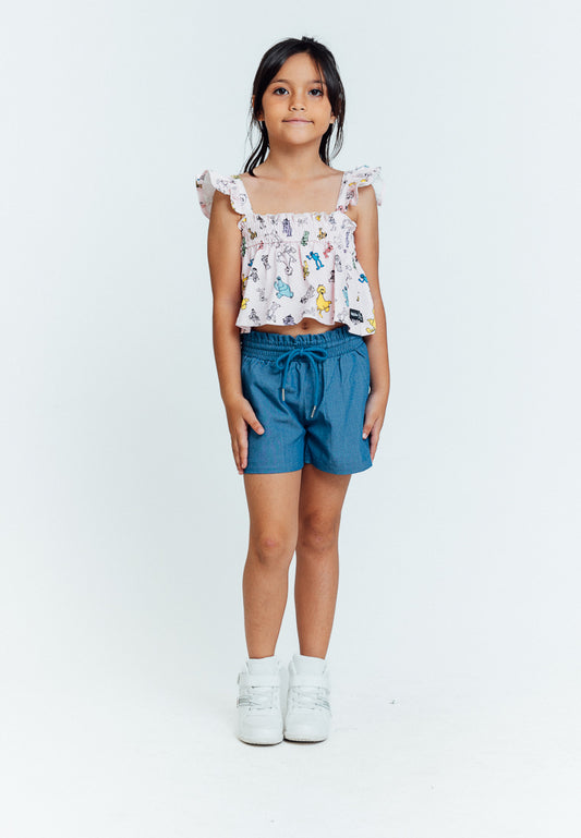 Mossimo Kids Pink Blue Sesame Street Top and Short Set