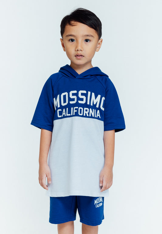 Mossimo Kids Drake Blue White Hoodie and Shorts Set