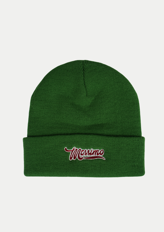 Mossimo Lime Beanie Hat with Embroidery