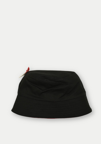 Mossimo Gekko Red Black Bucket Hat with Pencil Holder