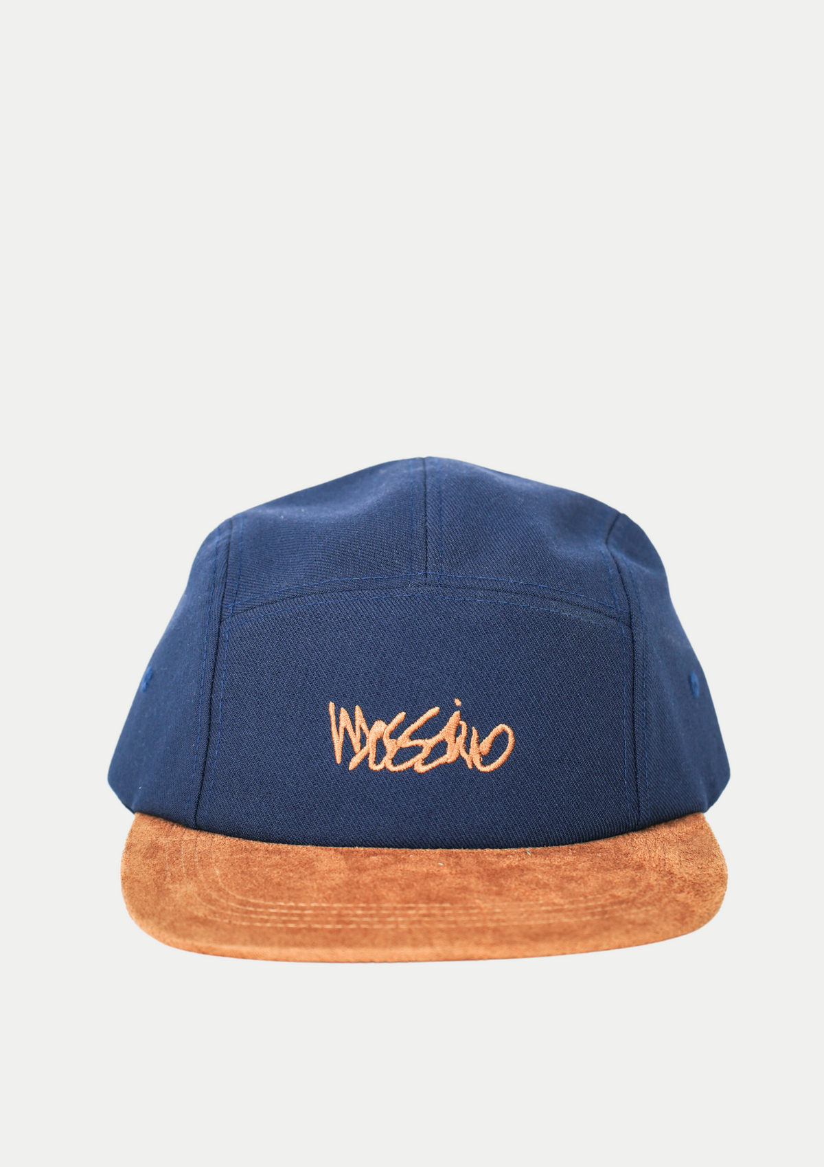 Mossimo Navy Blue Panel Cap with Embroidery