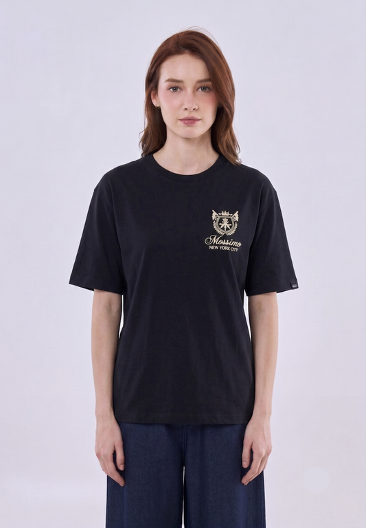 Mossimo Mira Black Modern Fit Tee For Women