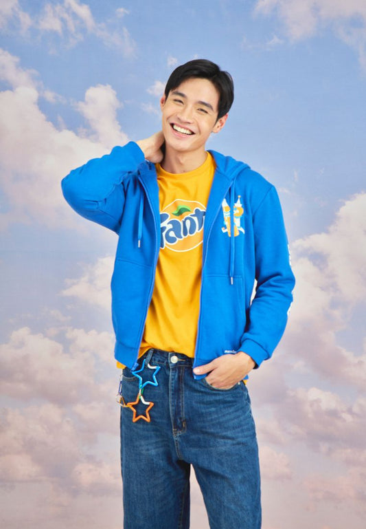 Mossimo Floyd Dark Blue Fanta Oversized Hoodie