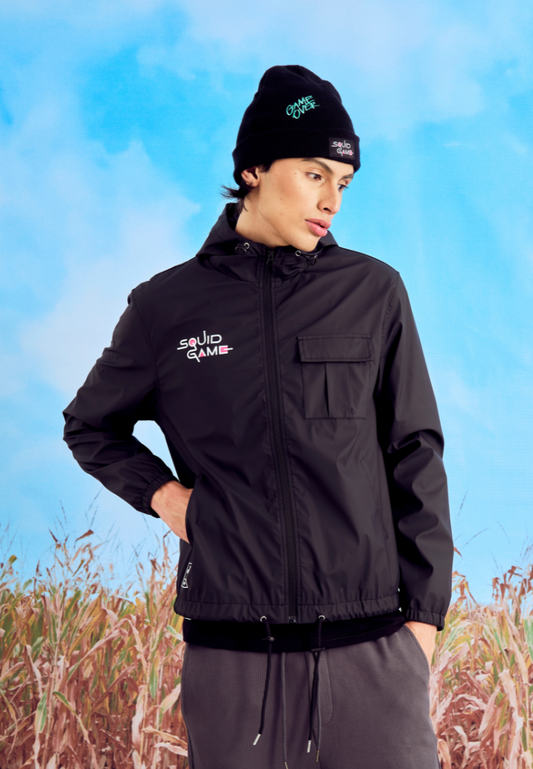 Mossimo Black Squid Game Unisex Windrunner Premium Jacket