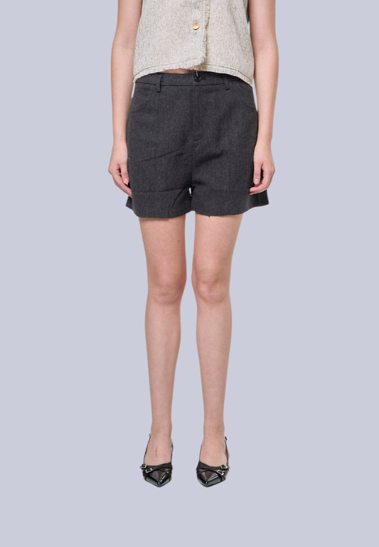 Mossimo Black Tweed Shorts For Women