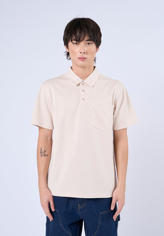 Mossimo Alexander Oat Modern Polo Shirt