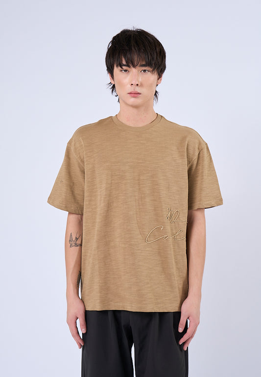 Mossimo Jay Brown Round Neck Fashion Top