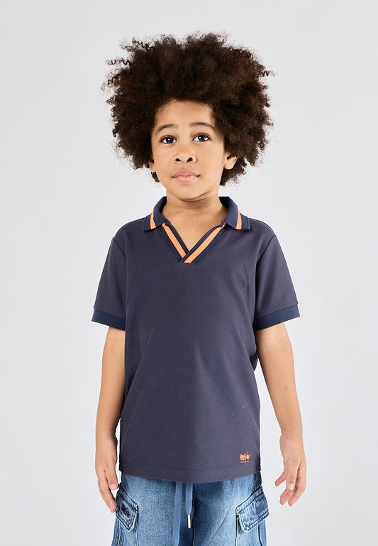 Mossimo Kids Henry Dark Blue Collar Polo