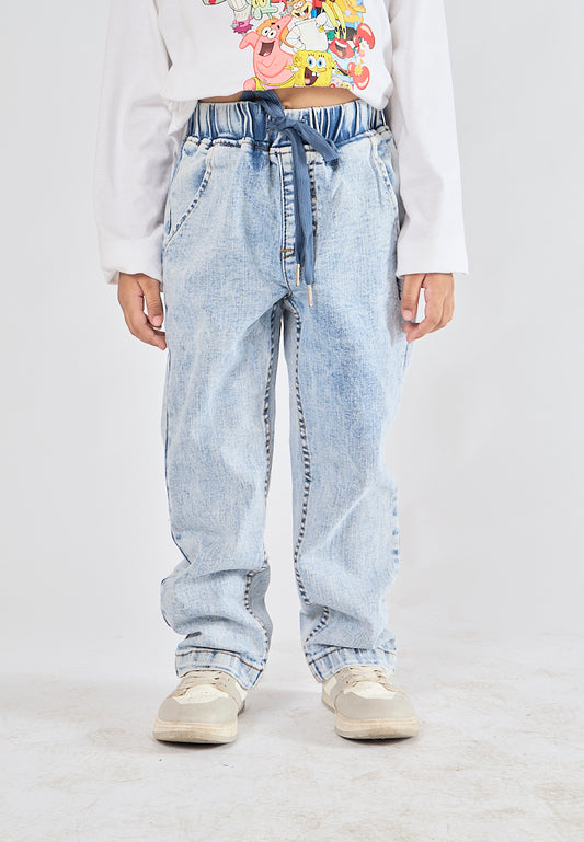 Mossimo Kids Ven Denim Blue Garterized Pants
