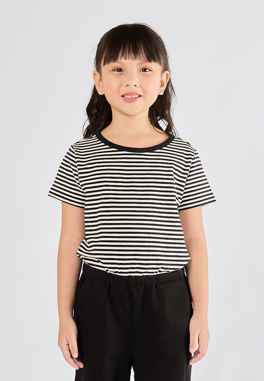 Mossimo Kids Aubrey Black Stripes Jumpsuit
