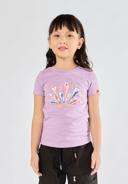 Mossimo Kids Jessica Light Purple Basic Tshirt