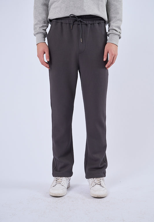 Mossimo Xenon Gray Textured Straight Pants