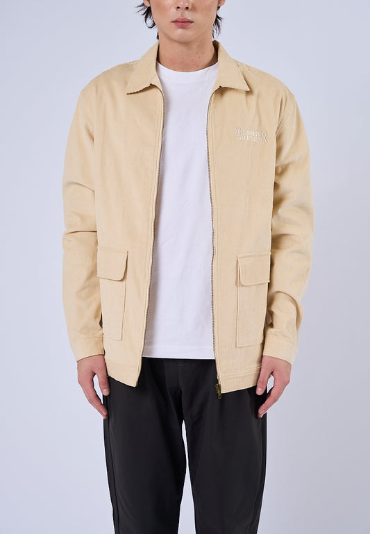 Mossimo Niall Beige Corduroy Comfort Jacket