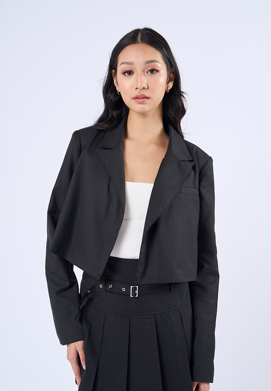 Mossimo Kiara Black Cropped Jacket