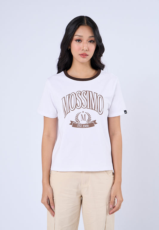 Mossimo Angel White Comfort Fit Tee