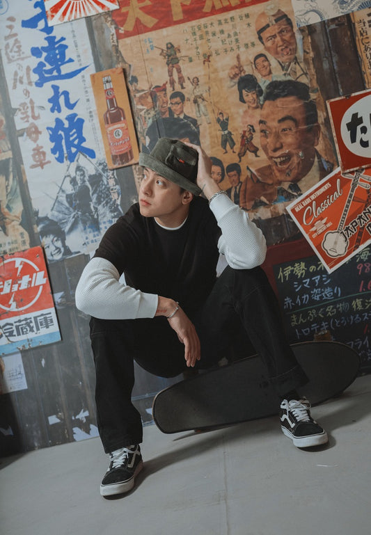 Mossimo Gekko Olive Bucket Hat with Pencil Holder