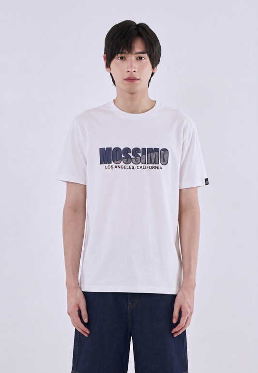 Mossimo Dashiell White Classic Fit Tee