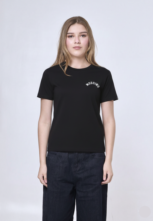 Mossimo Abigail Black Classic Fit Tee