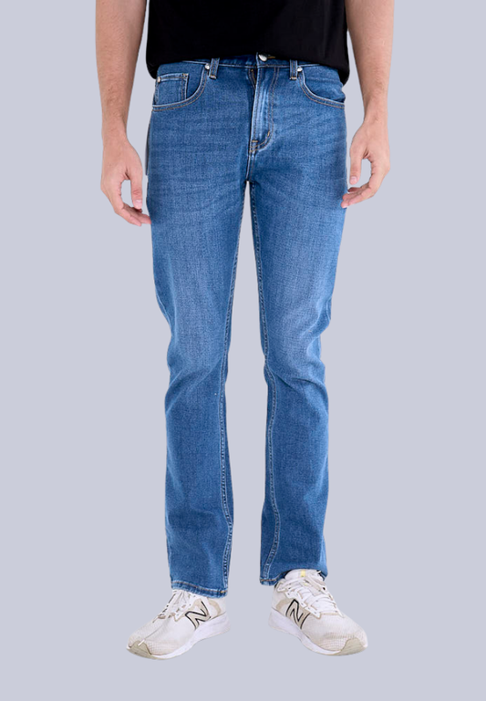 Mossimo Leonardo Mid Blue Most Wanted Denim Basic Five Pocket Jeans