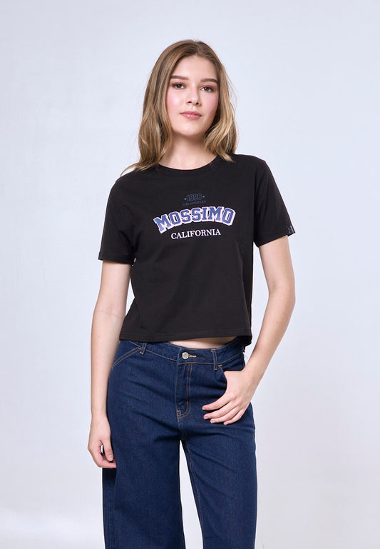 Mossimo Aurelia Black Classic Fit Tee