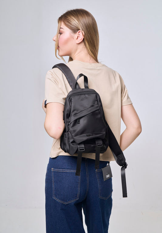 Mossimo Grace Black Mini Backpack