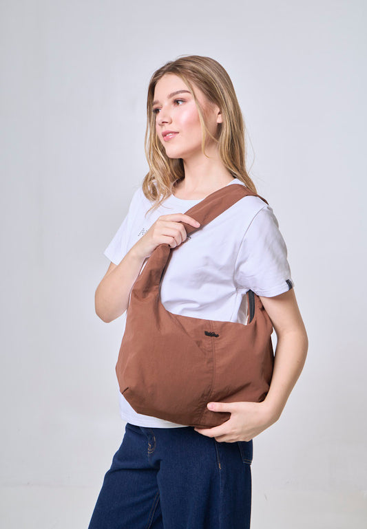 Mossimo Frances Brown Big Hobo Shoulder Bag