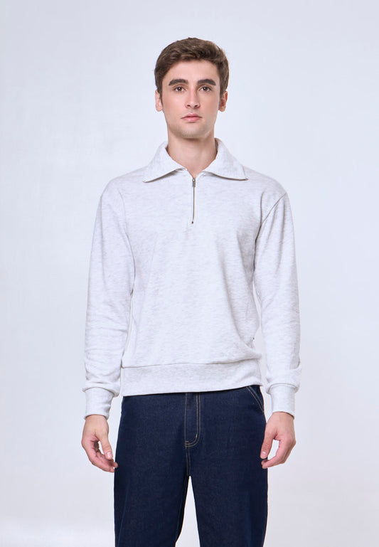 Mossimo Cole Light Gray Classic Long Sleeves