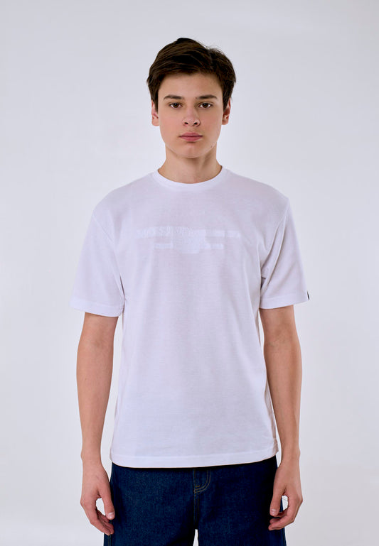 Mossimo Grix White Comfort Fit Tee