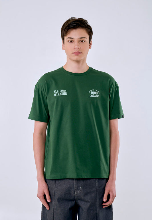 Mossimo Men's Green California Athletics Graphic Urban Fit Tee