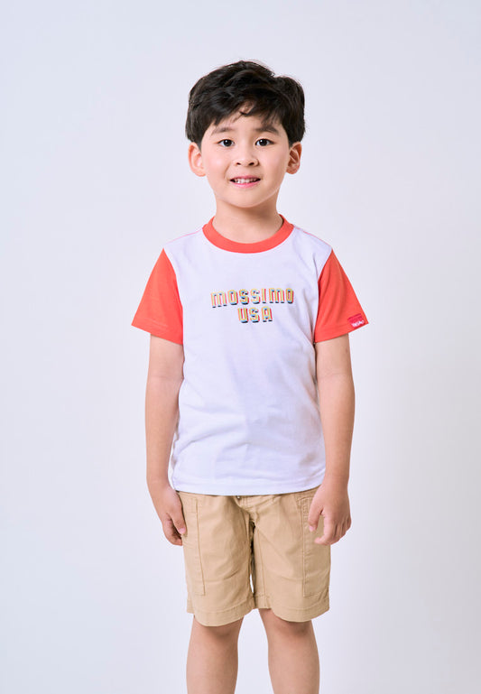 Mossimo Kids White Regular Tshirt For Boys w/ Mossimo USA