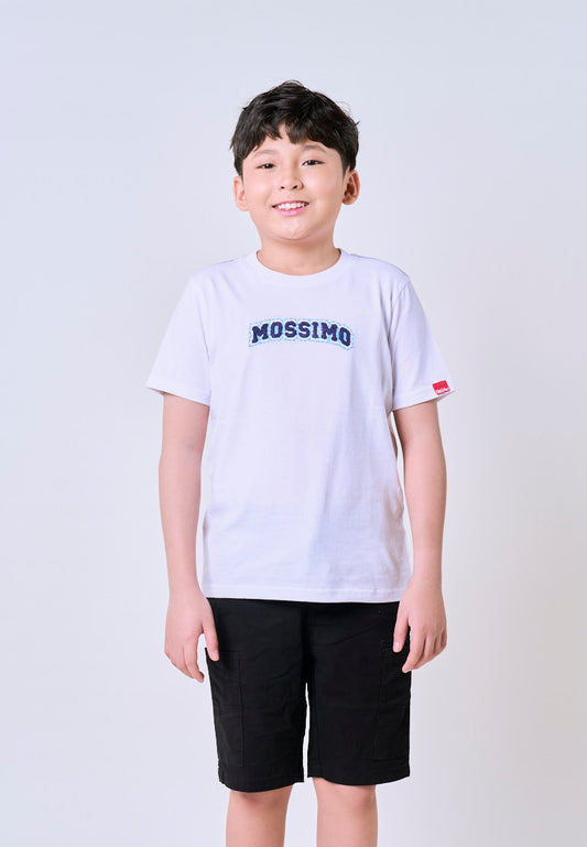 Mossimo Kids River White Basic Graphic Tshirt For Boys