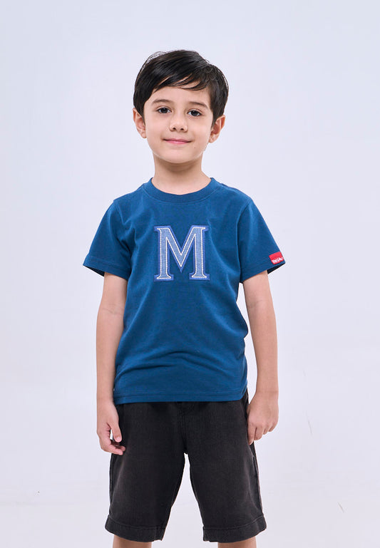 Mossimo Kids Emmett Soda Blue Basic Tshirt