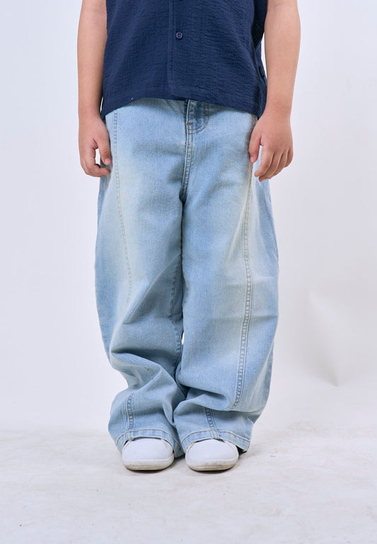 Mossimo Kids Boys' Light Blue Vintage Washed Baggy Jeans