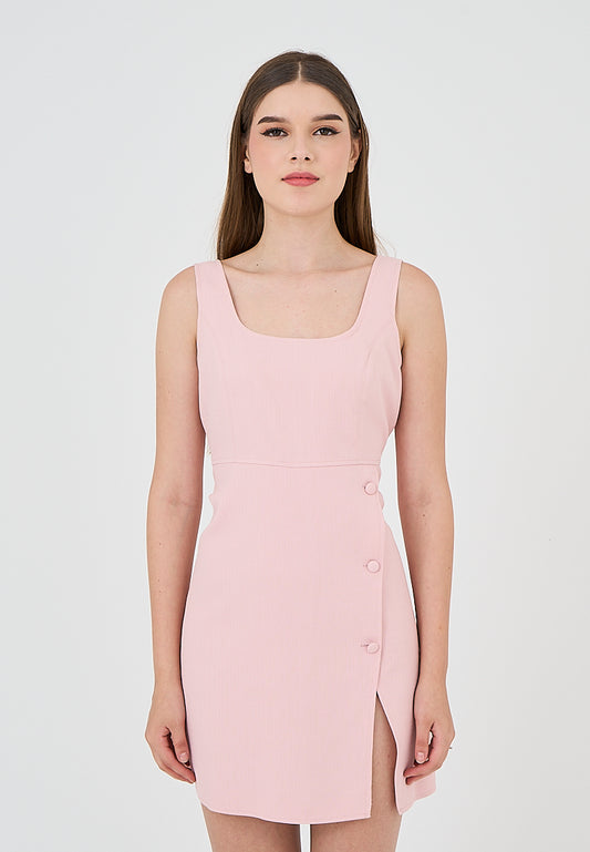 Mossimo Jovy Pink Tweed Dress