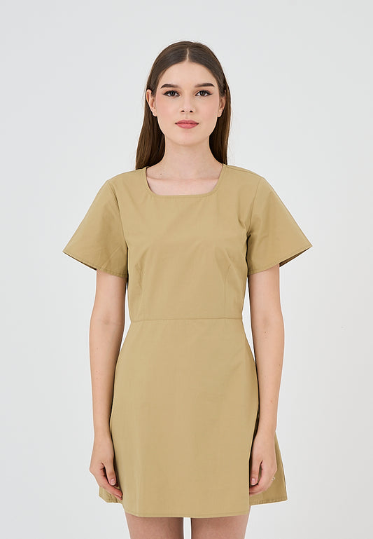 Mossimo Tiffany Sage Green Scoop Neck Dress