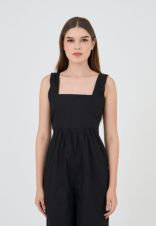 Mossimo Jesryl Black Wide Leg Jumpsuit