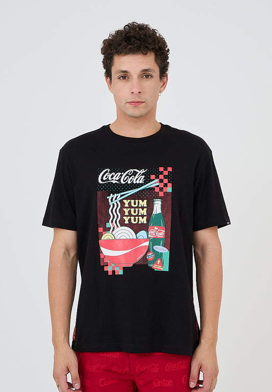 Mossimo Jamie Black Coca Cola Modern Fit Tee