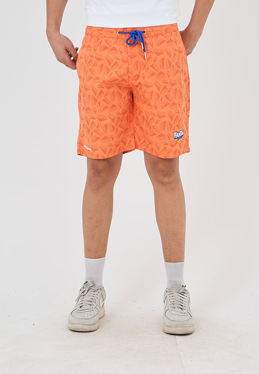Mossimo Jomark Fanta Orange Nylon Regular Mid Short