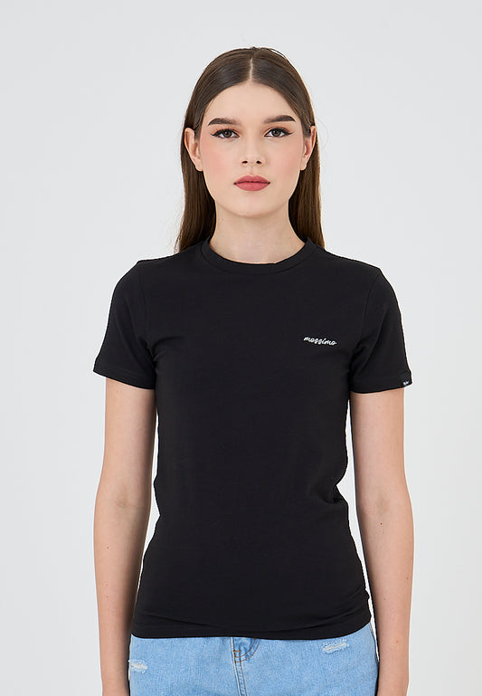 Mossimo Angeline Black Body Fit Tee