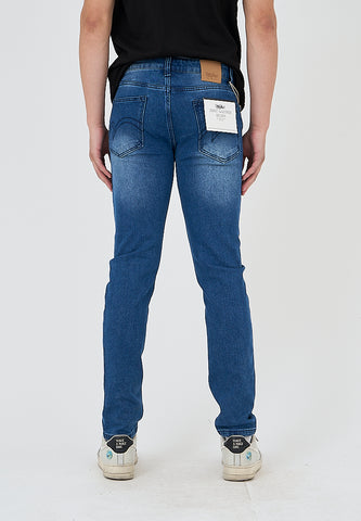 Mossimo Lucky Medium Blue Skinny Low Rise Jeans